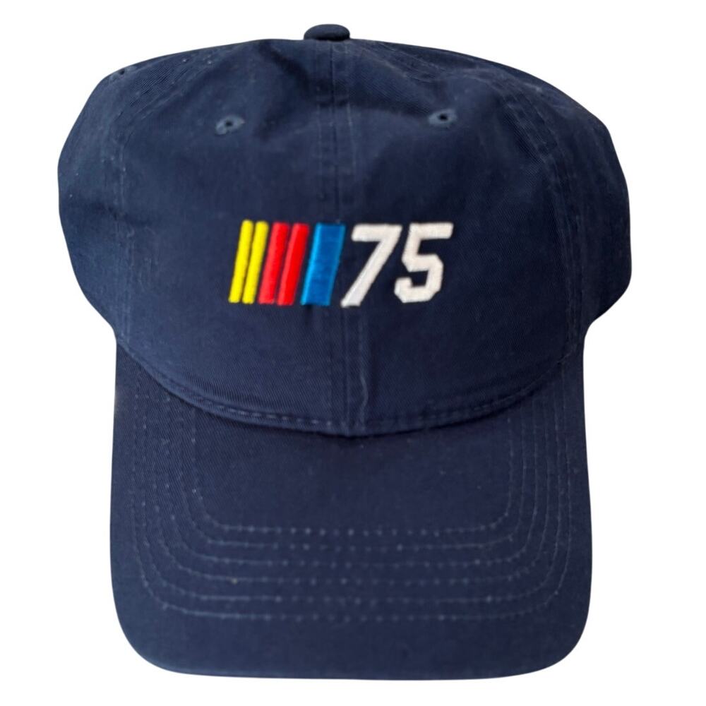 2023 Nascar 75th Anniversary Slouch Hat Navy One Size